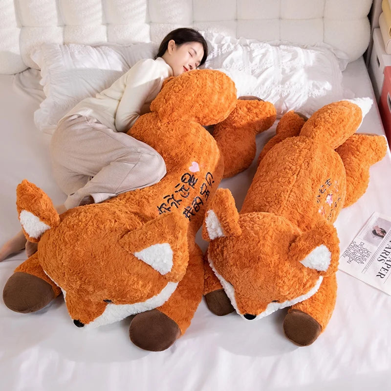 Peluche Renard Géante 100cm Kawaii