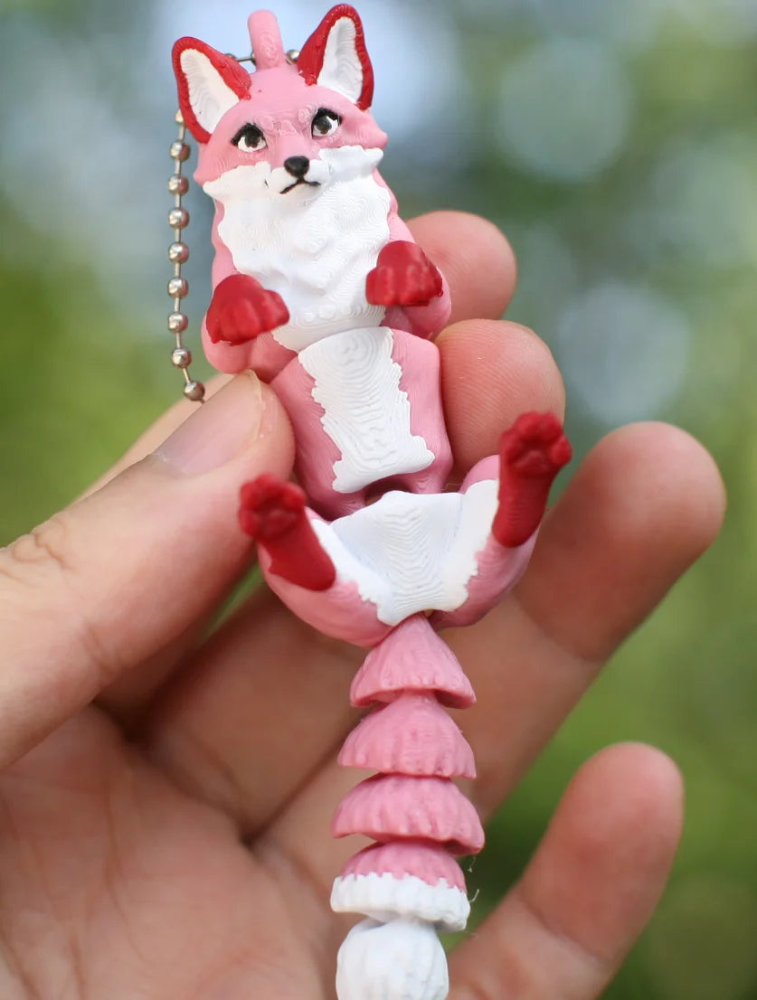 Renard Articulé 3D - Pendentif Décoratif Mobile — vue 6