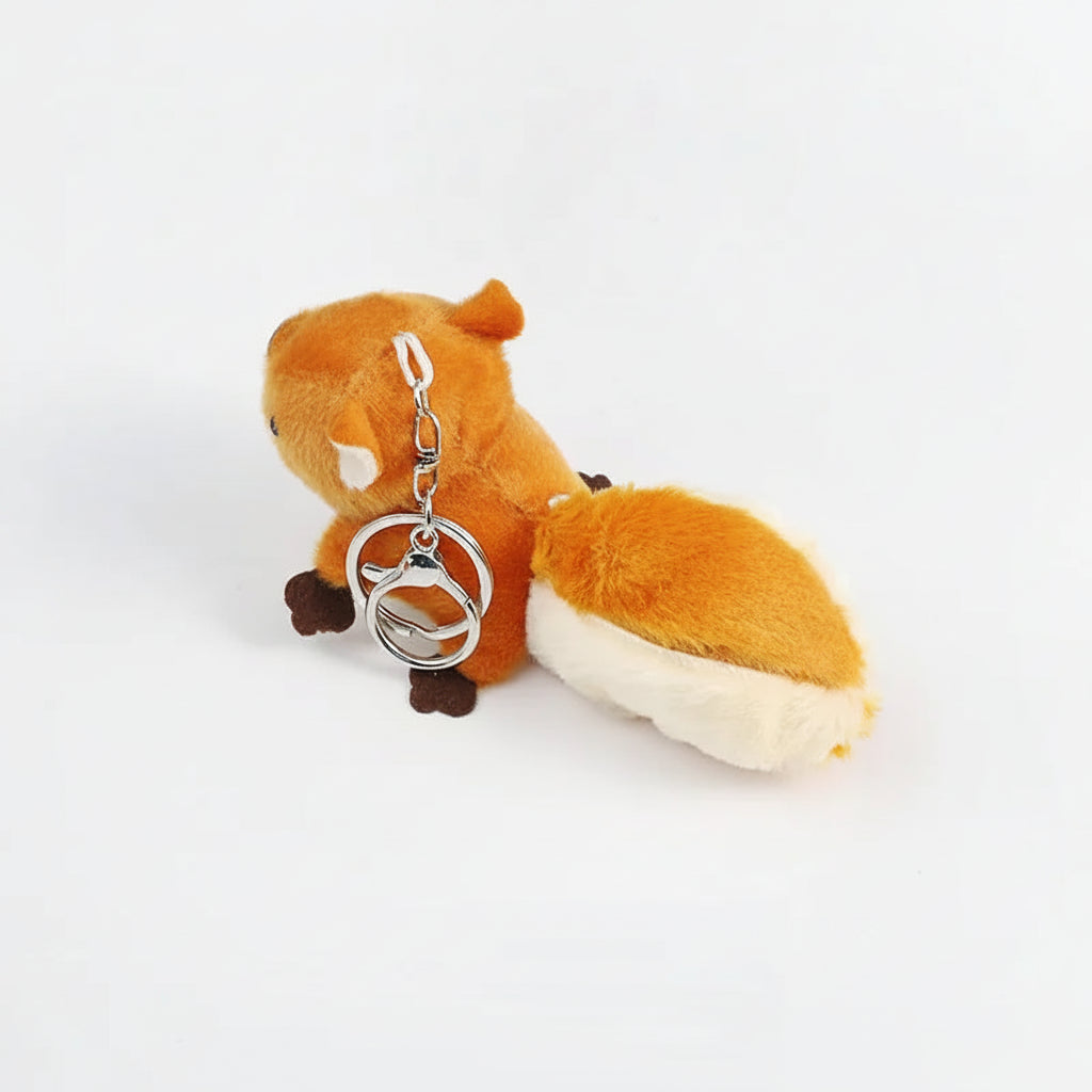 Porte-clés Écureuil en Peluche — vue 3