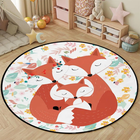 Tapis Famille de Renard