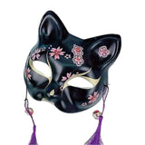 Le Renard Roux Masque renard 2020 Unisex Japanese Fox Mask With Tassels&Bell Non-toxic Cosplay Hand Painted 3D Fox Mask Costumes Props Accessories