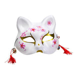 Le Renard Roux Masque renard 2020 Unisex Japanese Fox Mask With Tassels&Bell Non-toxic Cosplay Hand Painted 3D Fox Mask Costumes Props Accessories