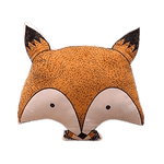 Fox Head Cushion