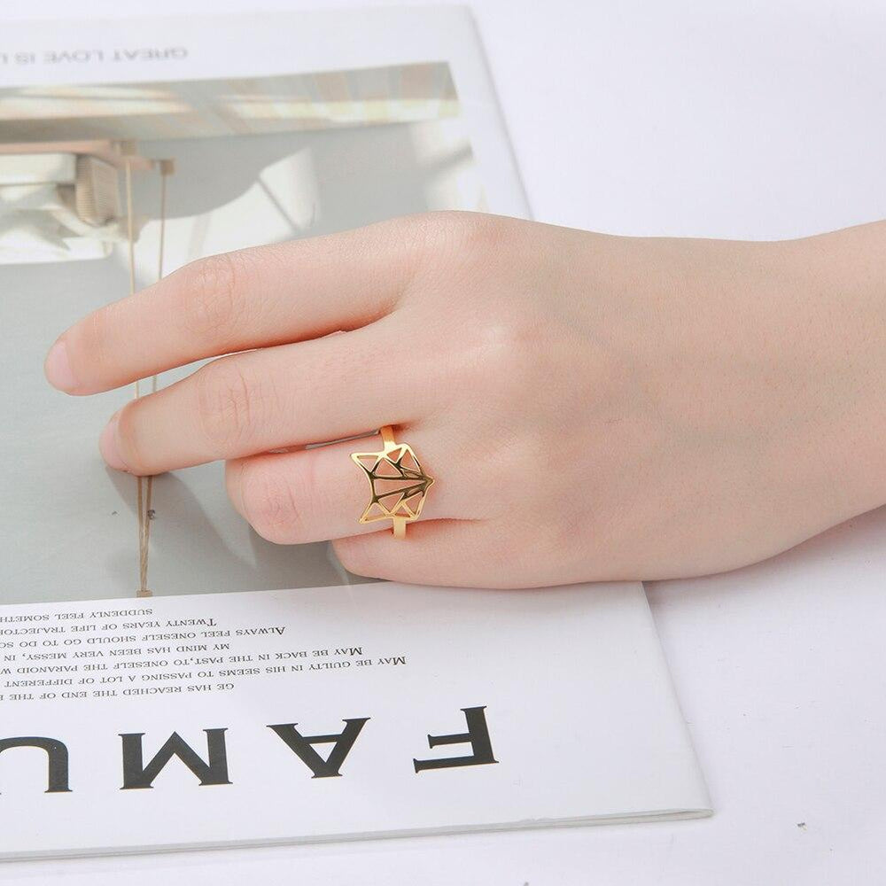 Bague Renard Origami