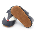 Chaussons Enfant Cuir Renard