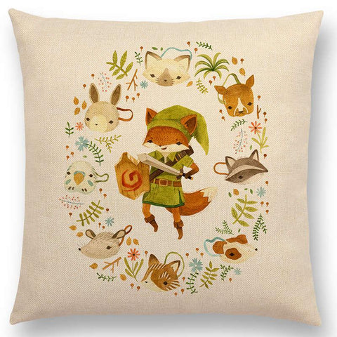 Zelda Fox Cushion