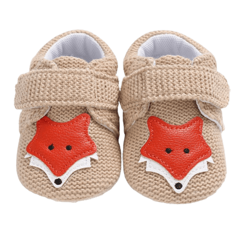 Chaussons en Laine Renard