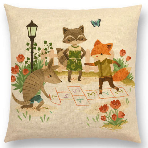 English Fox Cushion