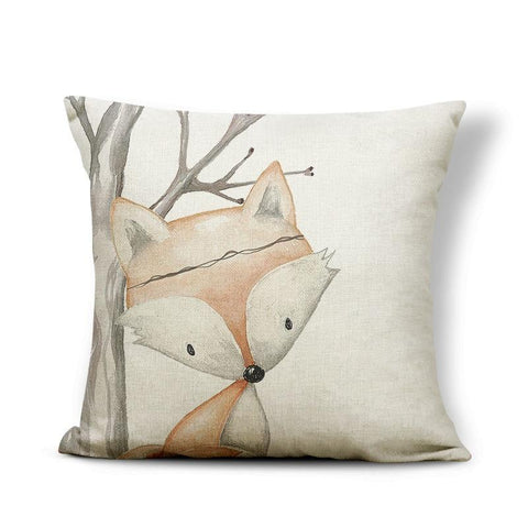 Coussin Renard Mignon