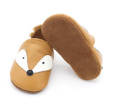 Baby Fox Leather Slippers