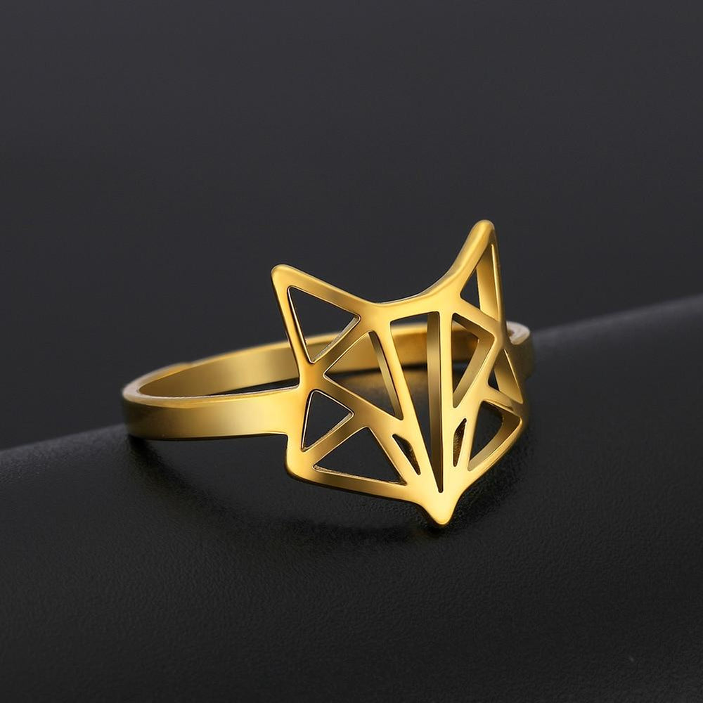 Bague Renard Origami