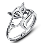 Le Renard Roux Taille ajustable Bague Animaux Renard