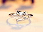 Le Renard Roux Taille ajustable Bague Animaux Renard