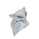 Le Renard Roux Bague Animaux Renard Argent