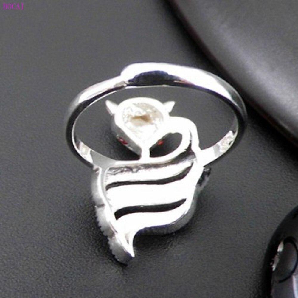 Le Renard Roux Taille ajustable Bague Queue de Renard