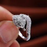 Le Renard Roux Bague Renard Argent Femme