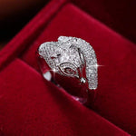 Le Renard Roux Bague Renard Argent Femme