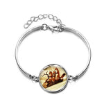 Le Renard Roux Style 2 Bracelet Argent Renard Enfant