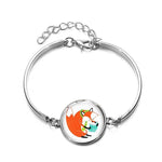 Le Renard Roux Style 24 Bracelet Argent Renard Enfant