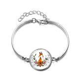 Le Renard Roux Style 6 Bracelet Argent Renard Enfant