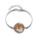 Le Renard Roux Style 10 Bracelet Argent Renard Enfant