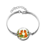 Le Renard Roux Style 9 Bracelet Argent Renard Enfant