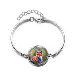 Le Renard Roux Style 15 Bracelet Argent Renard Enfant