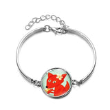 Le Renard Roux Style 12 Bracelet Argent Renard Enfant