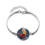 Le Renard Roux Style 13 Bracelet Argent Renard Enfant