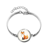 Le Renard Roux Style 5 Bracelet Argent Renard Enfant