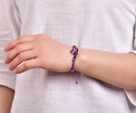 Le Renard Roux Violet Bracelet Cordon Renard Violet