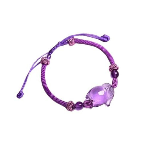 Cordon Fox Violet bracelet