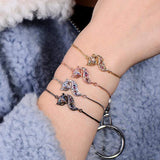 Le Renard Roux Or Rose Bracelet Femme Renard