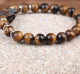 Le Renard Roux Marron Bracelet Homme Tête De Renard Marron