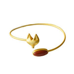 Jonc Head De Fox Gold Bracelet