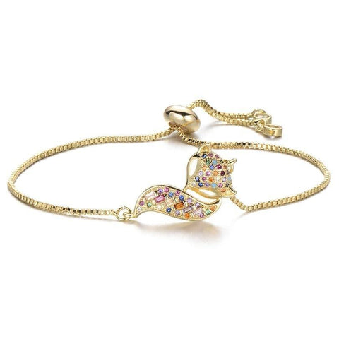 Le Renard Roux Or Bracelet Or Renard