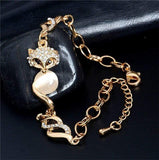 Le Renard Roux Or Bracelet Renard Bijou