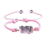 Bracelet Renard Cordon Femme