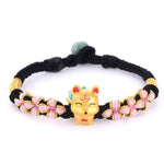 Le Renard Roux Bracelet Renard En Or 24k