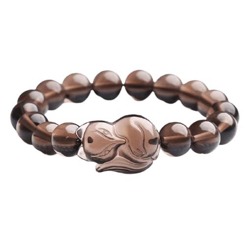 Smoke bead fox Bracelet