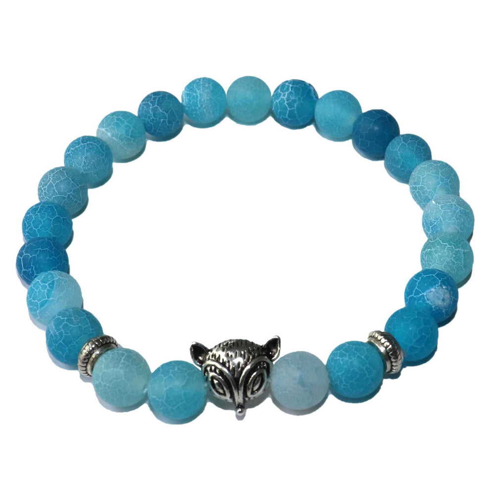 Le Renard Roux Agate Bracelet Renard Pierres Naturelles