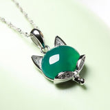 Le Renard Roux Option Collier Argent Renard