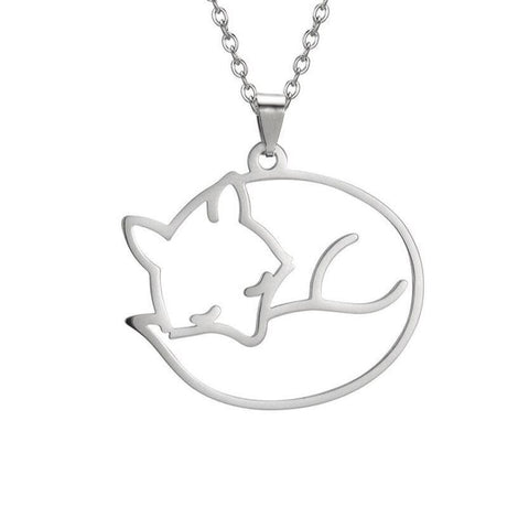 Fox Mønster Halskjede (Sølv & Gull)