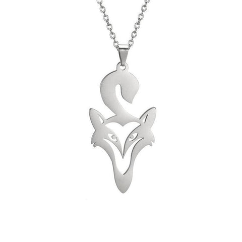 Collier Renard Stylisé (Argent & Or)