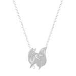 Le Renard Roux Argent Collier Renard En Or Rose