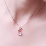 Le Renard Roux Rose Collier Renard Femme