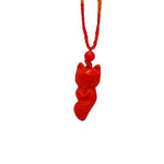 Collier Renard Rouge