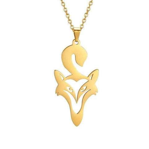 Stiliserad rävkrage (Silver - Guld)