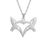 Pendentif Tête de Renard (Argent & Or)