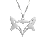 Foxhead pendant (Silver - Gold)